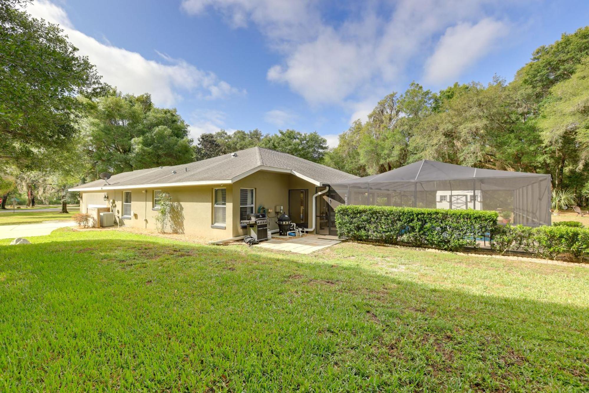 8 Mi To Rainbow Springs Dunnellon Area Home! Exterior photo